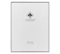 Lawrence Frames 650081 Silver Metal 8-1/2 x 11-Inch Picture Frame
