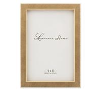 Lawrence Frames 708046 Galvanized Expressions 4x6 Chloe Contemporary Gold Picture Frame