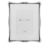 Lawrence Frames 710280 5 by 7-Inch Silver Metal Romance Picture Frame, Matted, 8x10