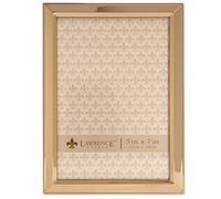 Lawrence Frames 750357 5x7 Gold Metal Classic Bevel Picture Frame