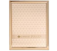 Lawrence Frames 8 x 10 Gold Metal Picture Frame - Classic Bevel Picture Frame, Metal