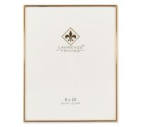 Lawrence Frames 8W x 10-Inch H Simply Gold Metal Picture Frame (670080)