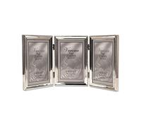 Lawrence Frames Bead Border Design, 4x6 Triple, Silver