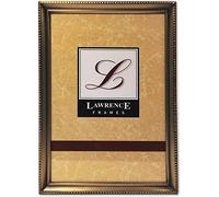 Lawrence Frames Bead Border Design, 8x12, Satin Gold
