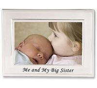 Lawrence Frames Big Sister Silver Plated 6x4 Picture Frame - Me And My Big Sister Design