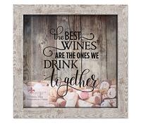 Lawrence Frames Birch 10x10 Weathered Shadow Box Wine Cork Holder