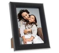 Lawrence Frames Black Domed Wood Frame - Domed Black 5x7