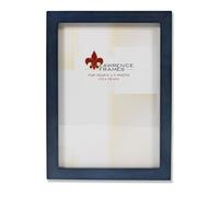 Lawrence Frames Blue Wood Picture Frame, Gallery Collection, 5 by 7-Inch