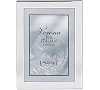 Lawrence Frames Brushed Metal Picture Frame, Silver, 5x7