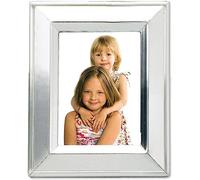 Lawrence Frames Brushed Silver Plated Metal Picture Frame, 2x3