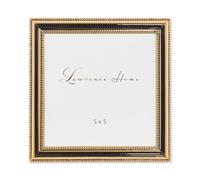 Lawrence Frames Classic Bead Frame, 5x5, Gold