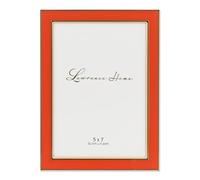 Lawrence Frames Metal and Enamel Picture Frame, Orange, 5x7