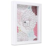 Lawrence Frames Shadow Box Frame, Polystyrene, White, 8 x 10