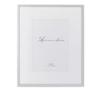 Lawrence Frames Silver Plated Matted 5 by 7 Picture Frame, Silver