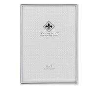 Lawrence Frames Simply Metal Picture Frame, 5 by 7-Inch, Silver