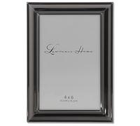 Lawrence Frames Strata Metal Picture Frame, 4x6, Black Smoke