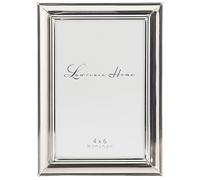 Lawrence Frames Strata Metal Picture Frame, 4x6, Silver