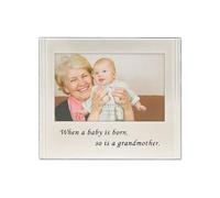 Lawrence Frames When a Baby is born so is a Grandmother Silver Plated 6x4 Picture Frame