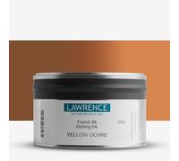Lawrence : French 88 Etching Ink : 500g : Yellow Ochre