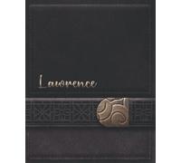 LAWRENCE JOURNAL GIFTS: Novelty Personalized Present With Customized Name On The Cover (Lawrence Notebook)