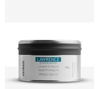 Lawrence : Original Linseed Oil Relief Ink : 500g : Opaque White