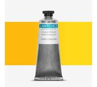 Lawrence : Original Linseed Oil Relief Ink : 75ml : Dark Chrome