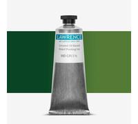 Lawrence : Original Linseed Oil Relief Ink : 75ml : Mid Green