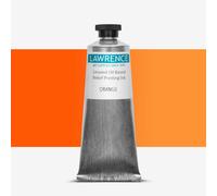 Lawrence : Original Linseed Oil Relief Ink : 75ml : Orange