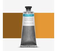Lawrence : Original Linseed Oil Relief Ink : 75ml : Yellow Ochre