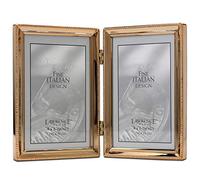 Lawrence Picture Frame, Metal, Gold, 4 x 6 Dual