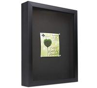 Lawrence Shadow Box Frame, Polystyrene, Black, 11x14