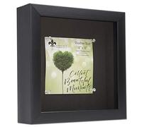 Lawrence Shadow Box Frame, Polystyrene, Black, 8x8