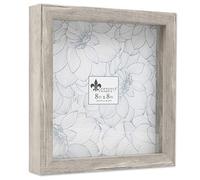 Lawrence Shadow Box Frame, Polystyrene, Natural Gray, 8x8