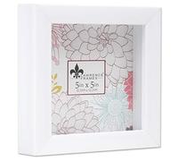 Lawrence Shadow Box Frame, Polystyrene, White, 5 x 5 inches