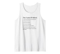 Laws of Nature List Universal Natural Law Tank Top
