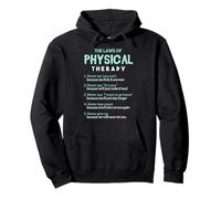 Laws Of Physical Therapy PT Healthworker Therapist Assistant Pullover Hoodie