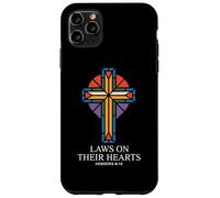 Laws On Their Hearts Hebrews 8:10 Cross Case for iPhone 11 Pro Max