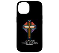 Laws On Their Hearts Hebrews 8:10 Cross Case for iPhone 14