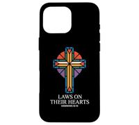Laws On Their Hearts Hebrews 8:10 Cross Case for iPhone 16 Pro Max