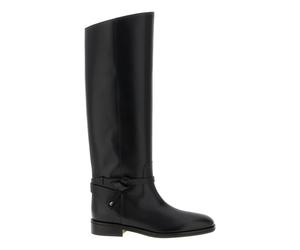 Lawton Leather Boots - female - Jimmy Choo - High Boots - Black - 5 UK - Shoes 5 UK