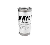 Lawyer 1. Knows About Law and Stuff 2. Never Wrong Stainless Steel Insulated Tumbler