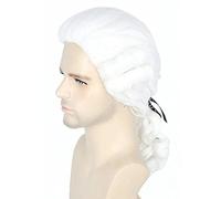 Lawyer Curly Wig Baroque Wig Lord Judge Poet Wig Halloween Cosplay Costume Wig Party Dress Up Wig Funny Costume for Party