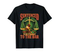 Lawyer Design for Attorney Law Student - Go Straight to Bar Value Graphic T-Shirt