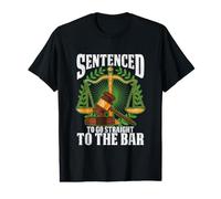 Lawyer Design for Attorney Law Student - Go Straight to Bar Value Graphic T-Shirt