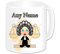 Lawyer Gifts for Her - Personalised Lawyer Mug Coffee Tea Cup - Work Birthday Christmas Law Gifts for Women Judge Barrister Solicitor Student (Blonde Hair)