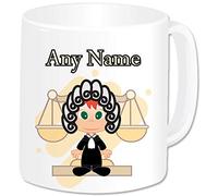 Lawyer Gifts for Him - Personalised Lawyer Mug Coffee Tea Cup - Work Birthday Christmas Law Gifts for Men Judge Barrister Solicitor Student (Redhead)