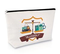 Lawyer Gifts for Women Makeup Bag Law School Appreciation Gift Thank You Gift for Lawyer Cosmetic Bag Paralegal Attorney Judge Legal Assistant Law Student Graduation Birthday Retirement Gifts