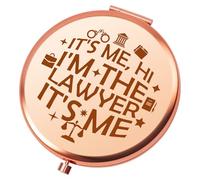 Lawyer Graduation Gifts Pocket Makeup Mirror Lawyer Gifts for Women Legal Practitioner Gift Thank You Present for Lawyers Attorney Gifts Compact Makeup Mirror for Attorney Future Lawyer Present