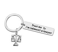 Lawyer Keyring Lawyer Gift Law School Graduation Gift Scales of Justice Lawyer Keychain New Lawyer Keyring Gift Lawyer Valentines Christmas Birthday Gift Trust Me I'm (Almost) a Lawyer Presents