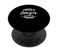 Lawyer Powered By Passion Driven By Purpose Profession PopSockets Adhesive PopGrip